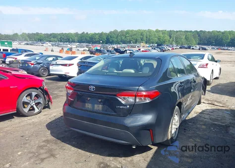 2020 Toyota Corolla Hybrid Le from USA, damaged, VIN JTDEBRBE9LJ014524